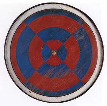 Fig 11. Board for the game Ringo, late 19th century.  
Wendel, Bruce and Doranna.  Gameboards of North America. Studio, 1986. Print.
